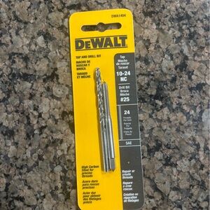 DEWALT Silver Tap and Drill Bit Set